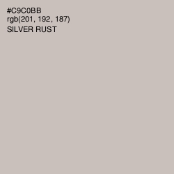 #C9C0BB - Silver Rust Color Image